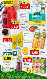 Gazetka promocyjna Lidl - GAZETKA - Gazetka - ważna od 02.05 do 02.05.2023 - strona 38 - produkty: Sok, Por, Ice tea, Kiwi, Coca-Cola, LANA, Tymbark, Woda, Herbata, Mango, Napój, Mięta, Hortex, HP