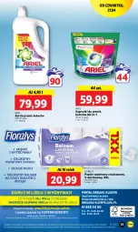 Gazetka promocyjna Lidl - GAZETKA - Gazetka - ważna od 02.05 do 02.05.2023 - strona 63 - produkty: Gry, Papier, Papier toaletowy, Rolki, Mola, Flora, Ariel, Kapsułki do prania