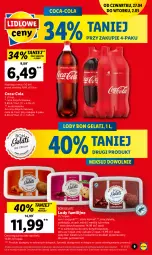 Gazetka promocyjna Lidl - GAZETKA - Gazetka - ważna od 02.05 do 02.05.2023 - strona 9 - produkty: Rum, Coca-Cola, Lody, Czekolada, Rodzynki, Mięta, Fa