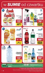 Gazetka promocyjna Carrefour - Gazetka Carrefour, Market w SUMIE od czwartku WEEKEND OKAZJI - Gazetka - ważna od 28.06 do 28.06.2026 - strona 6 - produkty: Cif, Coca-Cola, LANA, Napój gazowany, Fanta, Woda, Sprite, Napój, Lenor, LG, Fa