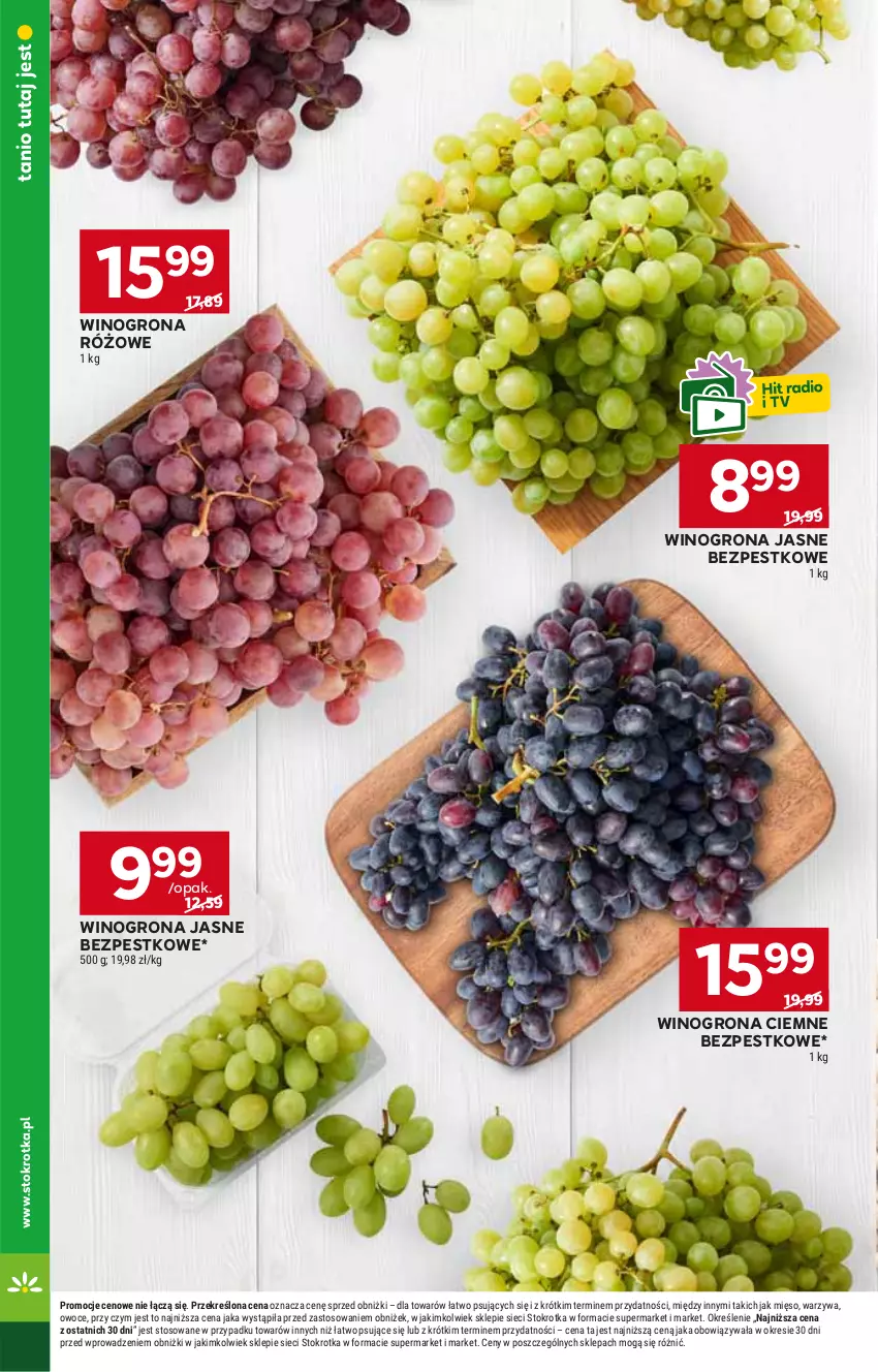 Gazetka promocyjna Stokrotka - Market - ważna 18.04 do 24.04.2024 - strona 8 - produkty: Wino, Winogrona
