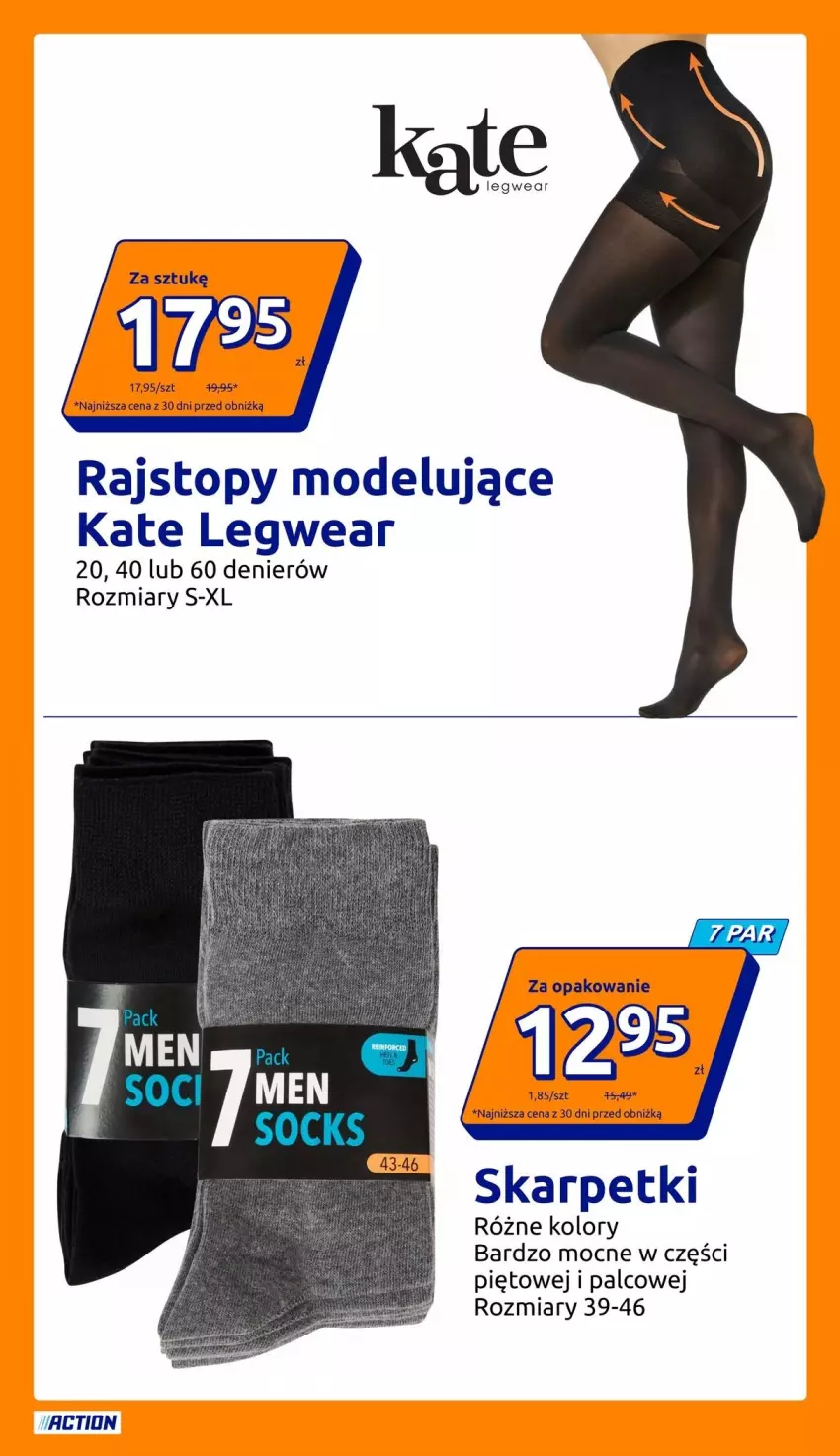 Gazetka promocyjna Action - Gazetka tydzień 41 2026 - ważna 07.10 do 13.10.2026 - strona 12 - produkty: Karp, Rajstopy, Skarpetki, Top