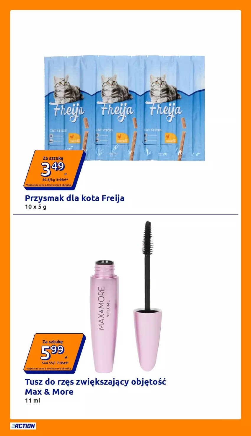 Gazetka promocyjna Action - Gazetka tydzień 41 2026 - ważna 07.10 do 13.10.2026 - strona 18 - produkty: Przysmak dla kota, Tusz