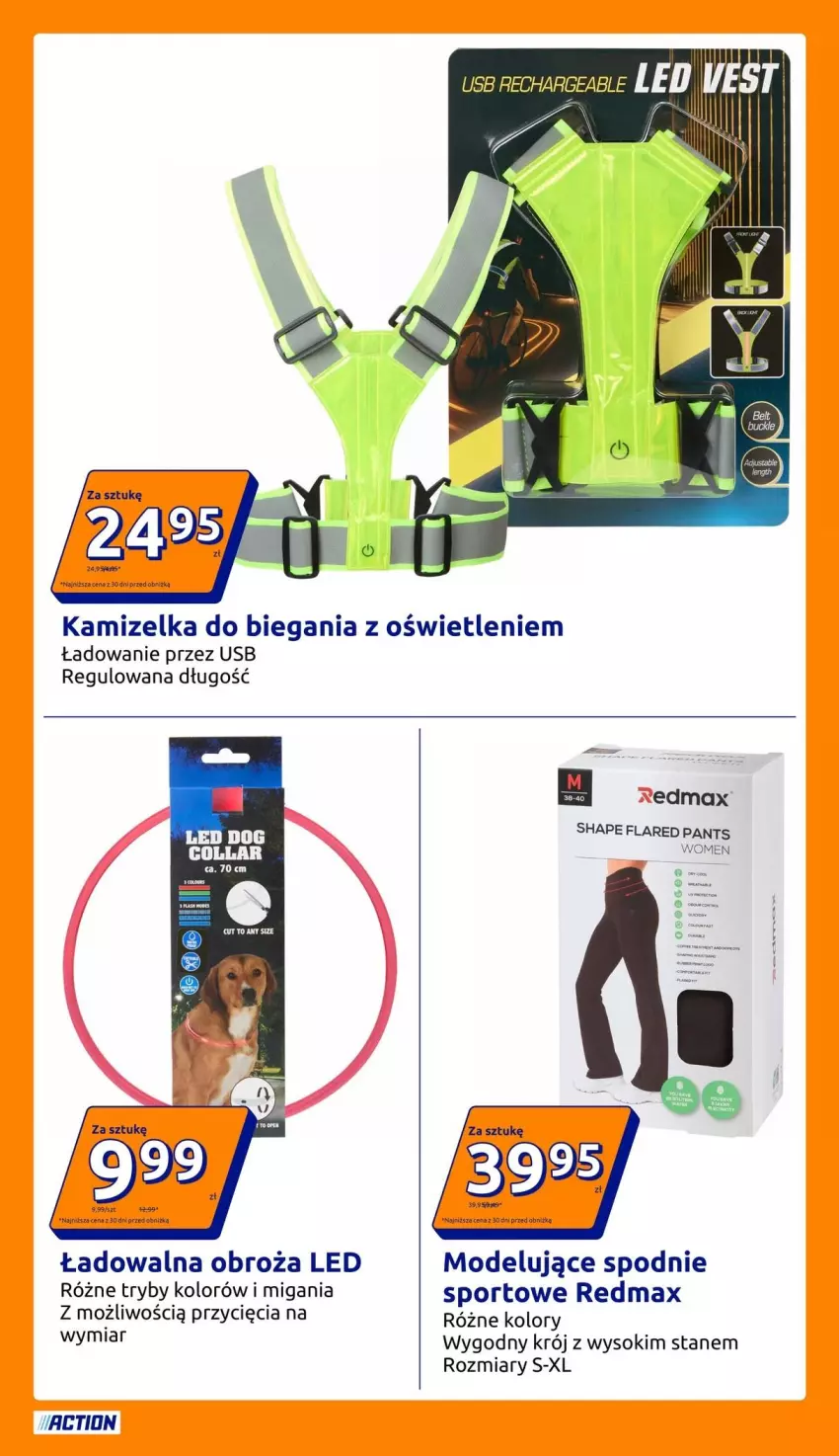 Gazetka promocyjna Action - Gazetka tydzień 41 2026 - ważna 07.10 do 13.10.2026 - strona 19 - produkty: Kamizelka, Por, Sok, Spodnie, Spodnie sportowe, Sport
