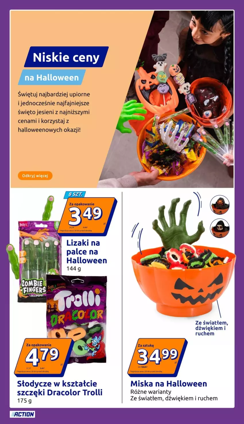 Gazetka promocyjna Action - Gazetka tydzień 41 2026 - ważna 07.10 do 13.10.2026 - strona 22 - produkty: Lizaki, Miska