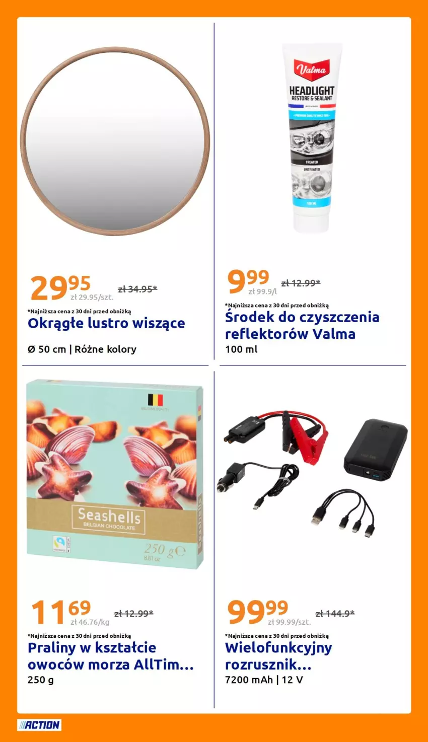 Gazetka promocyjna Action - Gazetka tydzień 41 2026 - ważna 07.10 do 13.10.2026 - strona 24 - produkty: Lustro, Praliny, Reflektor