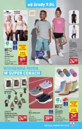 Gazetka promocyjna Aldi - Artykuły przemysłowe i tekstylia - Gazetka - ważna od 12.04 do 12.04.2025 - strona 7 - produkty: Top, Sok, Por, Buty, Karp, T-shirt, Skarpetki, Wełna, Sport, Moda, Dzieci, Harry Potter