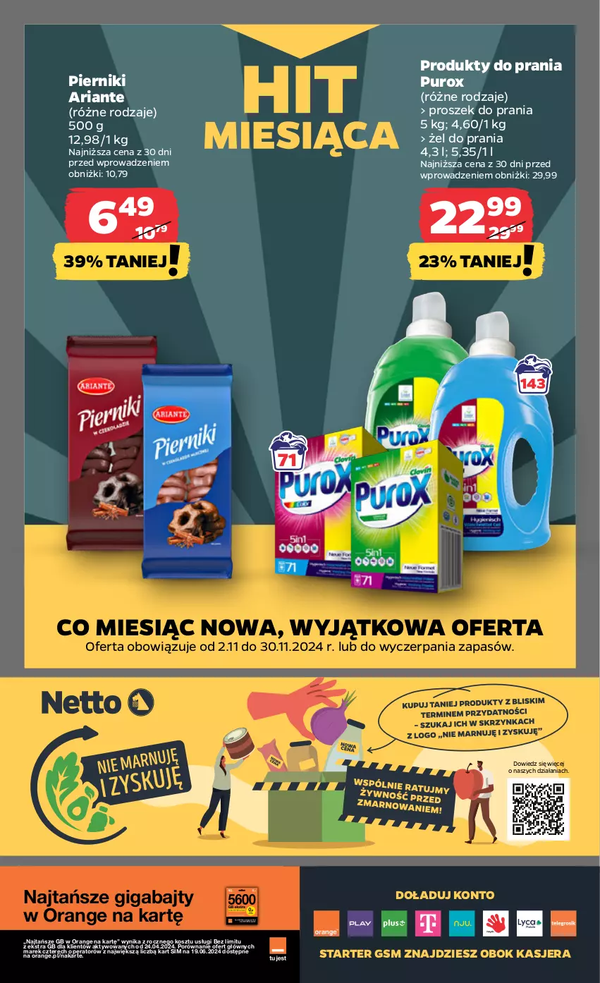 Gazetka promocyjna Netto - Od Czwartku - ważna 21.11 do 27.11.2024 - strona 21 - produkty: Kosz, O nas, Piernik, Por, Pur