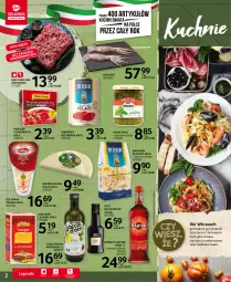 Gazetka promocyjna Selgros - Katalog Kuchnie Świata - Gazetka - ważna od 04.08 do 04.08.2021 - strona 2 - produkty: Makaron, Mięso mielone, Ser, Gra, Ocet balsamiczny, Martini, Stek, Pesto, Kalmar, Lasagne, Wino, Olej, Ocet, Pomidory, Mięso, Kalmary