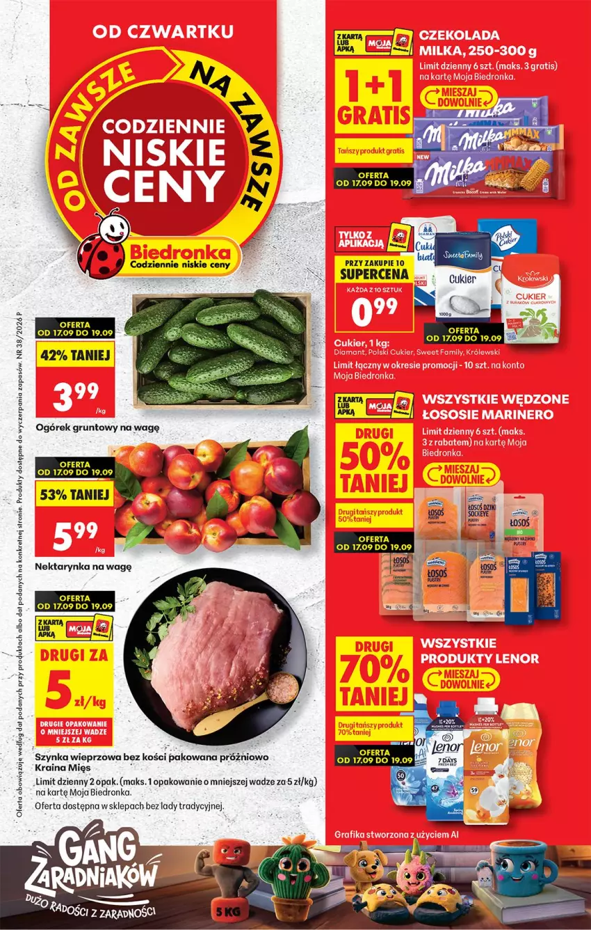 Gazetka promocyjna Biedronka - Od Czwartku - ważna 17.09 do 23.09.2026 - strona 1 - produkty: Kret, Szynka, Szynka wieprzowa
