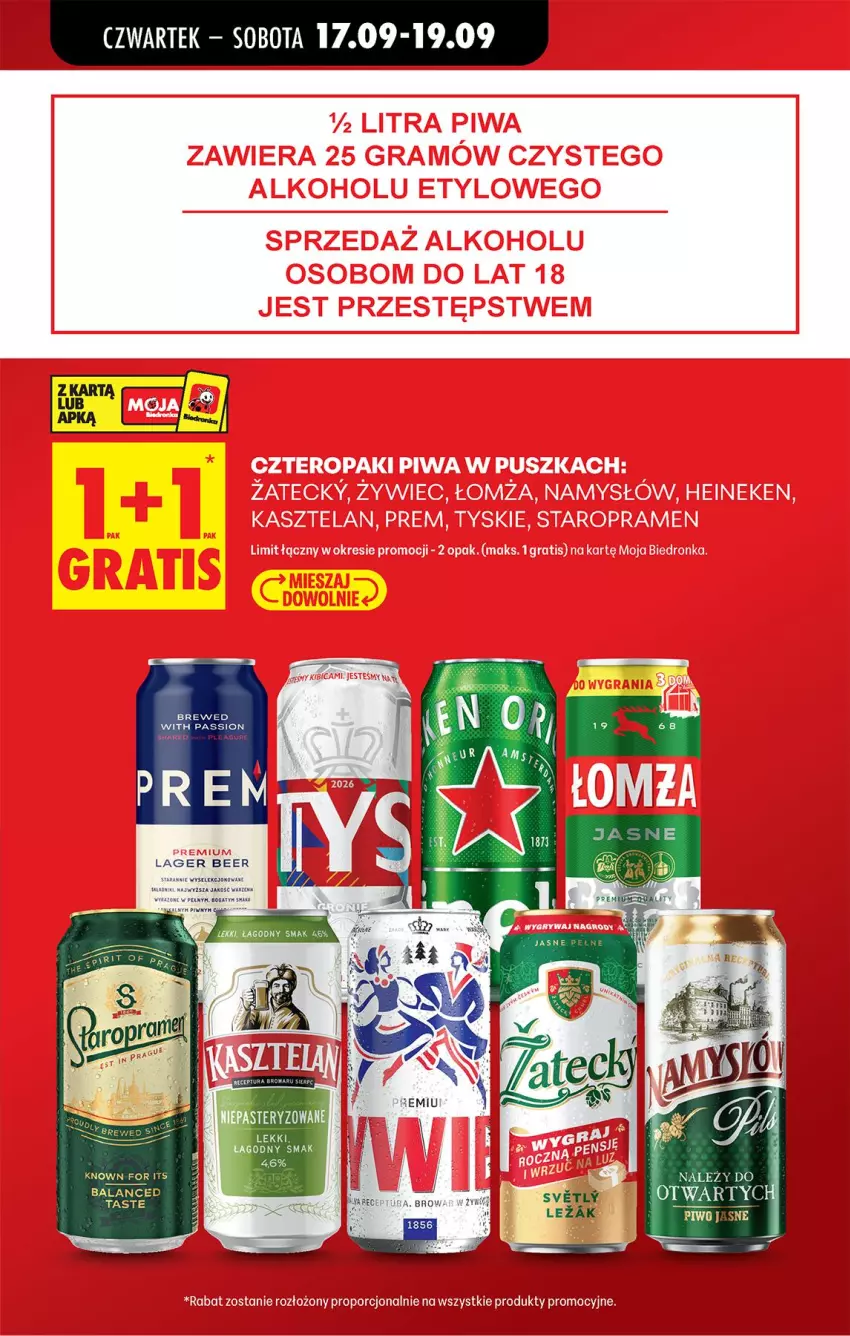 Gazetka promocyjna Biedronka - Od Czwartku - ważna 17.09 do 23.09.2026 - strona 21 - produkty: Piwa, Wagi