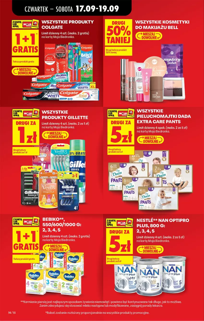 Gazetka promocyjna Biedronka - Od Czwartku - ważna 17.09 do 23.09.2026 - strona 22 - produkty: Gra, Karmi, Mleko, NAN Optipro, O nas, Por
