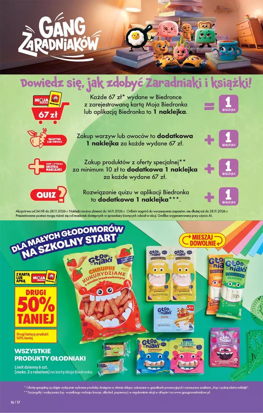 Gazetka promocyjna Biedronka - Od Czwartku - ważna 17.09 do 23.09.2026 - strona 24 - produkty: Fa, Gra, Grafika, Intel, Klej, Kotek, Leon, Por, Quiz, Top