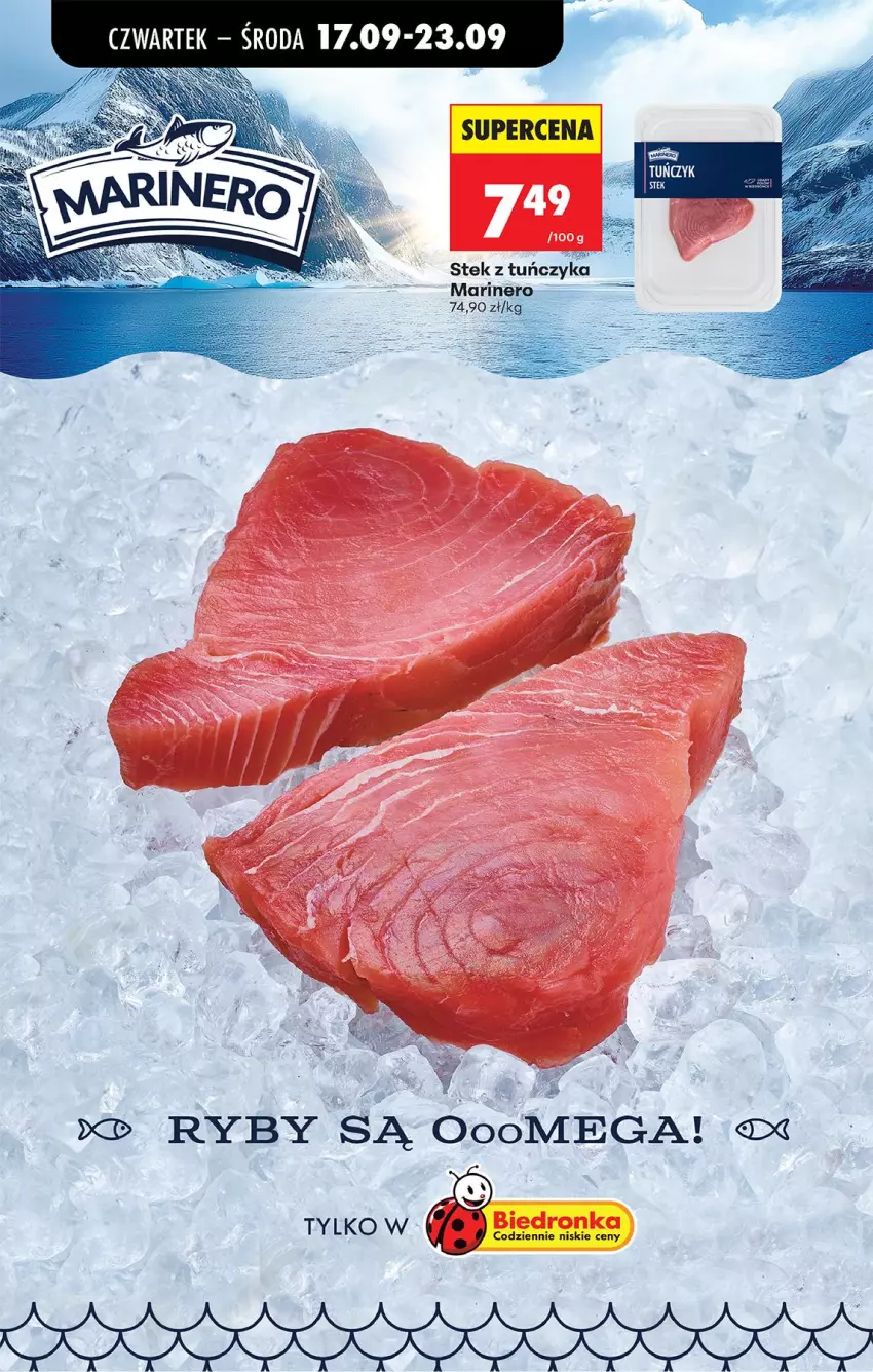 Gazetka promocyjna Biedronka - Od Czwartku - ważna 17.09 do 23.09.2026 - strona 48 - produkty: Stek, Tuńczyk