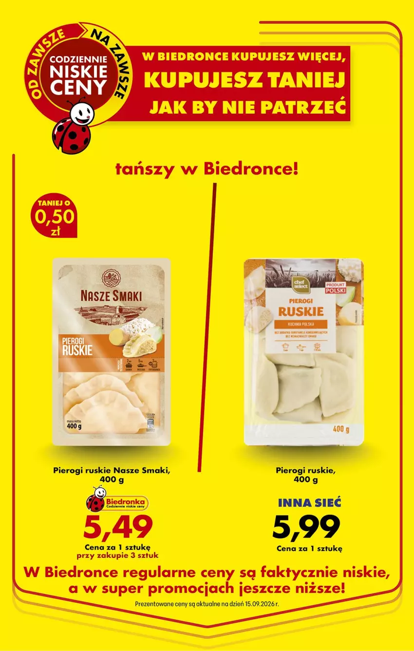 Gazetka promocyjna Biedronka - Od Czwartku - ważna 17.09 do 23.09.2026 - strona 7 - produkty: Fa, Pierogi