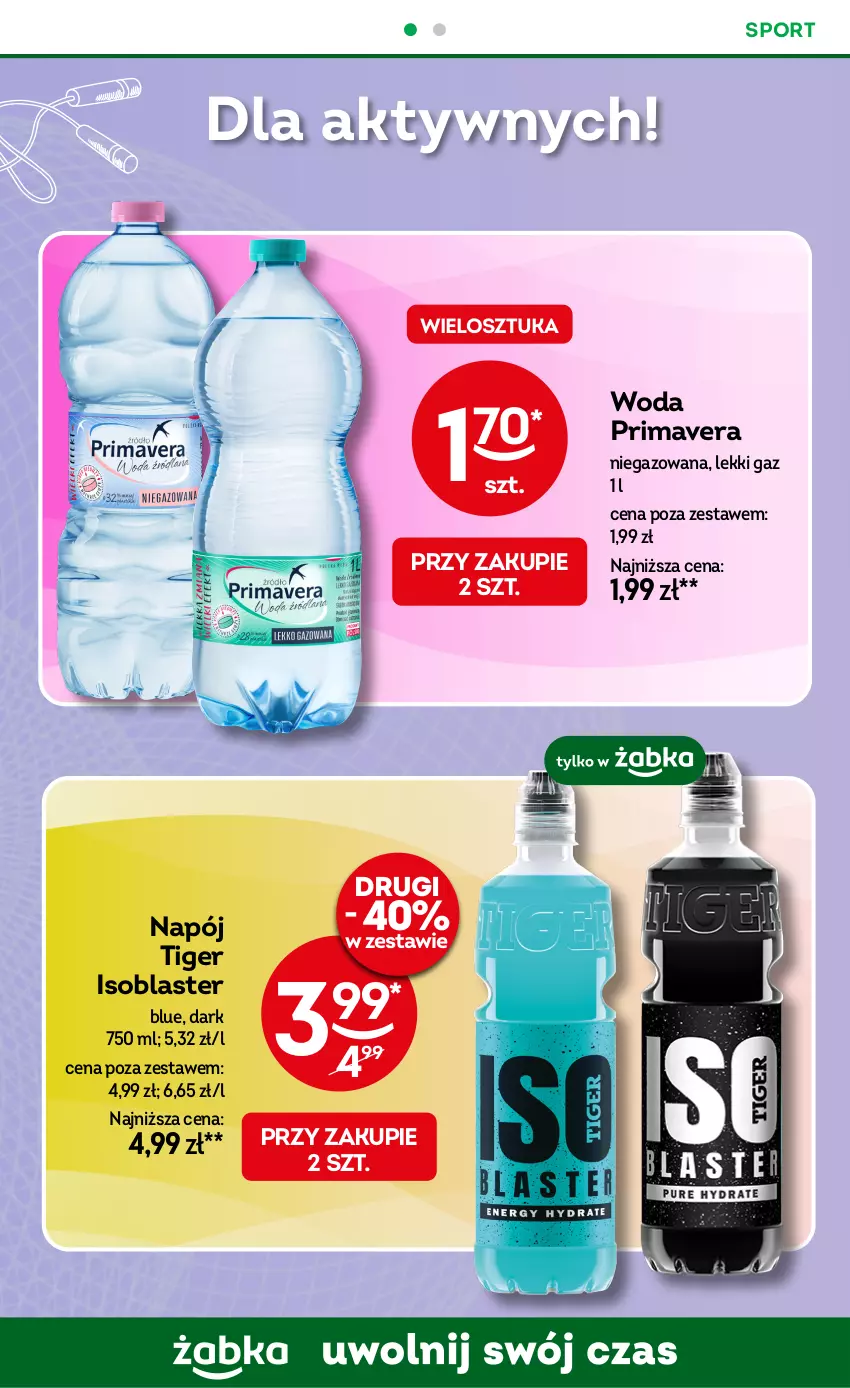 Gazetka promocyjna Żabka - ważna 29.01 do 11.02.2025 - strona 52 - produkty: Napój, Por, Prima, Primavera, Sport, Tiger, Woda