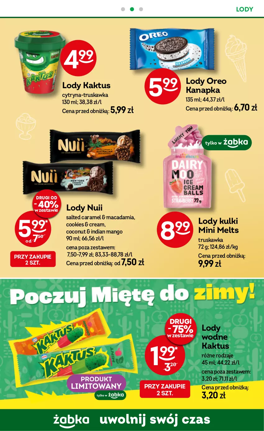 Gazetka promocyjna Żabka - ważna 29.01 do 11.02.2025 - strona 55 - produkty: Kaktus, Lody, Mango, Oreo