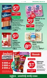 Gazetka promocyjna Żabka - Gazetka - ważna od 11.02 do 11.02.2025 - strona 36 - produkty: Kurczak, Krakus, Sok, Salami, Sokołów, Parówki, Pieprz, Kabanos, Mango, Olewnik, Lisner