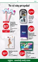 Gazetka promocyjna Żabka - Gazetka - ważna od 11.02 do 11.02.2025 - strona 58 - produkty: Gillette Venus, Top, Gin, BIC, Rajstopy, Velvet, Venus, Szynka, Chusteczki, Gillette, Maszynka, Maszynka do golenia, Ariel, Kapsułki do prania