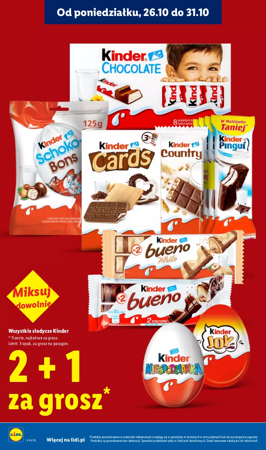 Gazetka promocyjna Lidl - Gazetka - ważna 29.10 do 31.10.2026 - strona 10 - produkty: Kinder