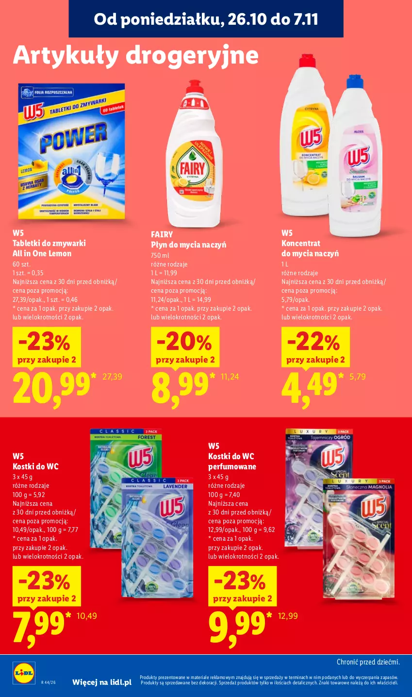 Gazetka promocyjna Lidl - Gazetka - ważna 29.10 do 31.10.2026 - strona 108 - produkty: Do mycia naczyń, Fa, Fairy, Koncentrat do mycia naczyń, Perfum, Płyn do mycia, Płyn do mycia naczyń, Tablet, Tabletki do zmywarki, Zmywarki