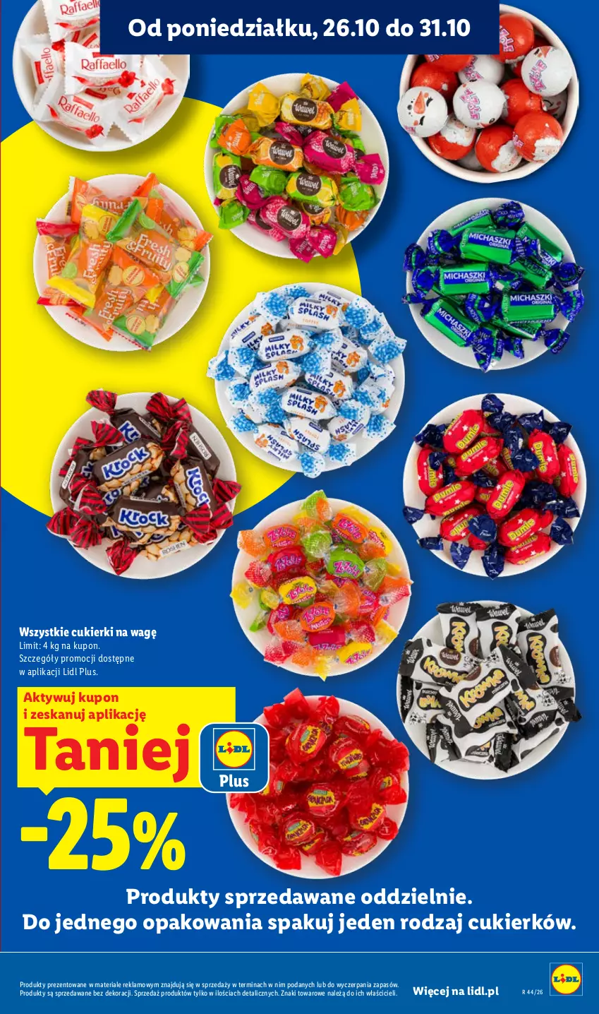 Gazetka promocyjna Lidl - Gazetka - ważna 29.10 do 31.10.2026 - strona 11 - produkty: Cukier, Cukierki