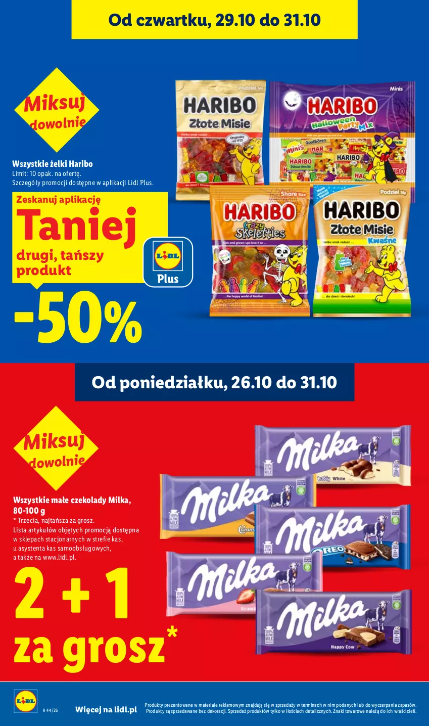 Gazetka promocyjna Lidl - Gazetka - ważna 29.10 do 31.10.2026 - strona 20 - produkty: Haribo, Milka