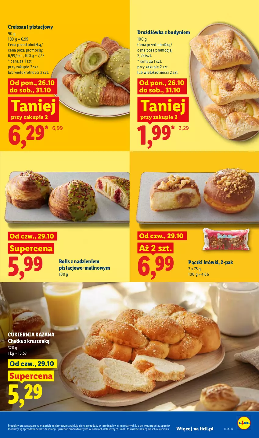 Gazetka promocyjna Lidl - Gazetka - ważna 29.10 do 31.10.2026 - strona 57 - produkty: Croissant, Cukier