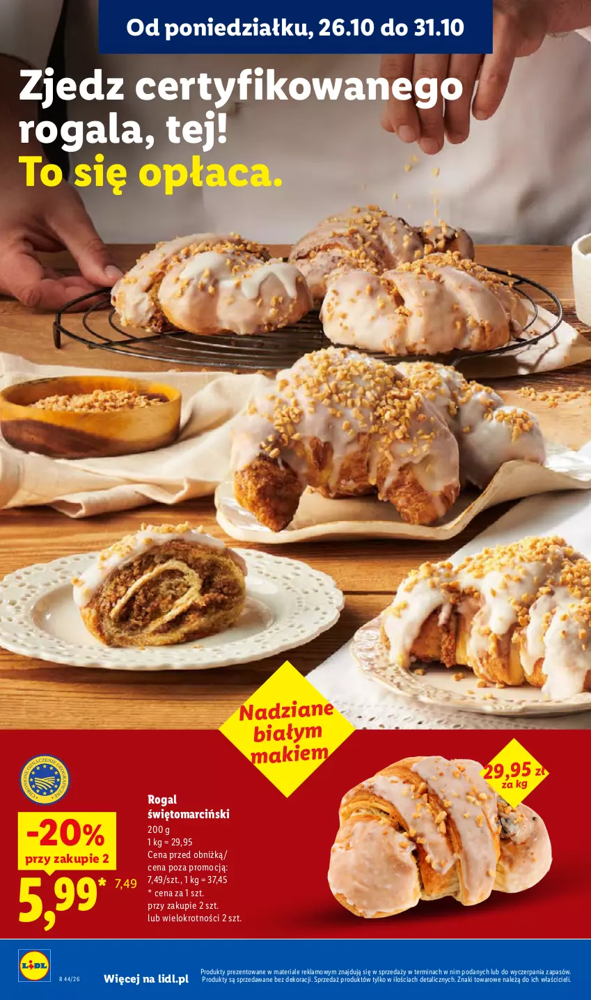 Gazetka promocyjna Lidl - Gazetka - ważna 29.10 do 31.10.2026 - strona 58 - produkty: Gala, Rogal