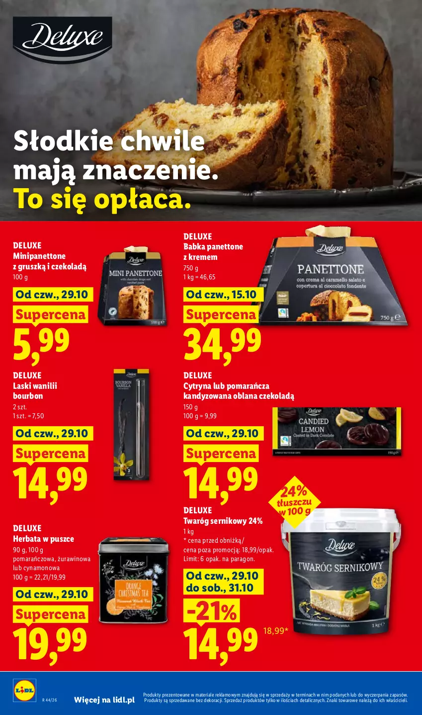 Gazetka promocyjna Lidl - Gazetka - ważna 29.10 do 31.10.2026 - strona 68 - produkty: Babka, Bourbon, Herbata, LANA, Ser, Twaróg, Wino