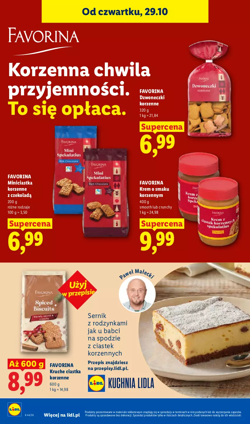 Gazetka promocyjna Lidl - Gazetka - ważna 29.10 do 31.10.2026 - strona 80 - produkty: Ciastka, Fa, Ser, Stek