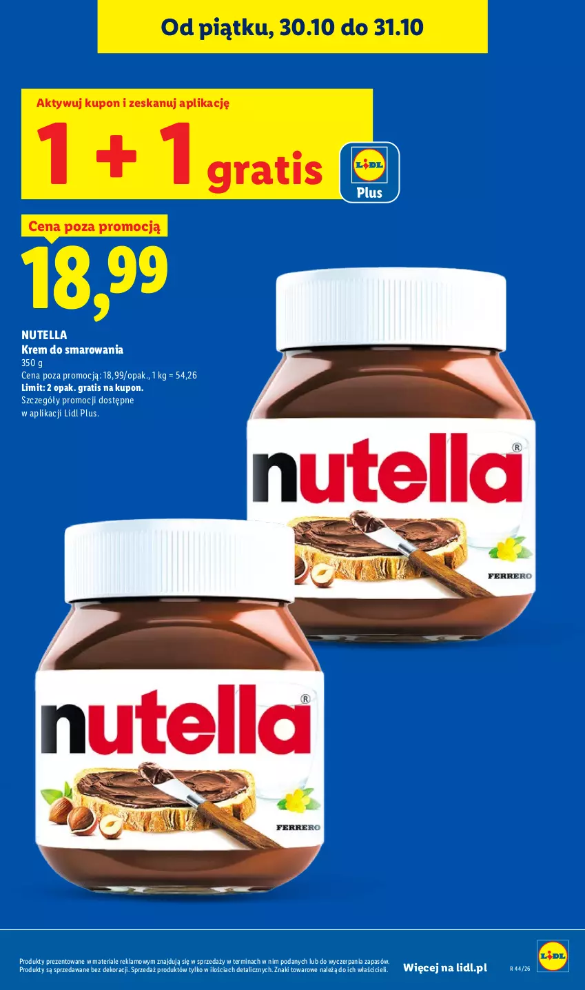 Gazetka promocyjna Lidl - Gazetka - ważna 29.10 do 31.10.2026 - strona 9 - produkty: Gra, Nutella