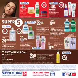 Gazetka promocyjna Super Pharm - Gazetka - ważna od 06.11 do 06.11.2024 - strona 12 - produkty: Capilarte, Makijaż, Elseve, Emulsja, Gin, Gra, Yope, Listerine, La Roche-Posay, Dermedic, Kosmetyki do pielęgnacji, Dres, L’Oréal, Vichy, Szampon, Odżywka, Olej, Antyperspirant, Mobil, Cetaphil