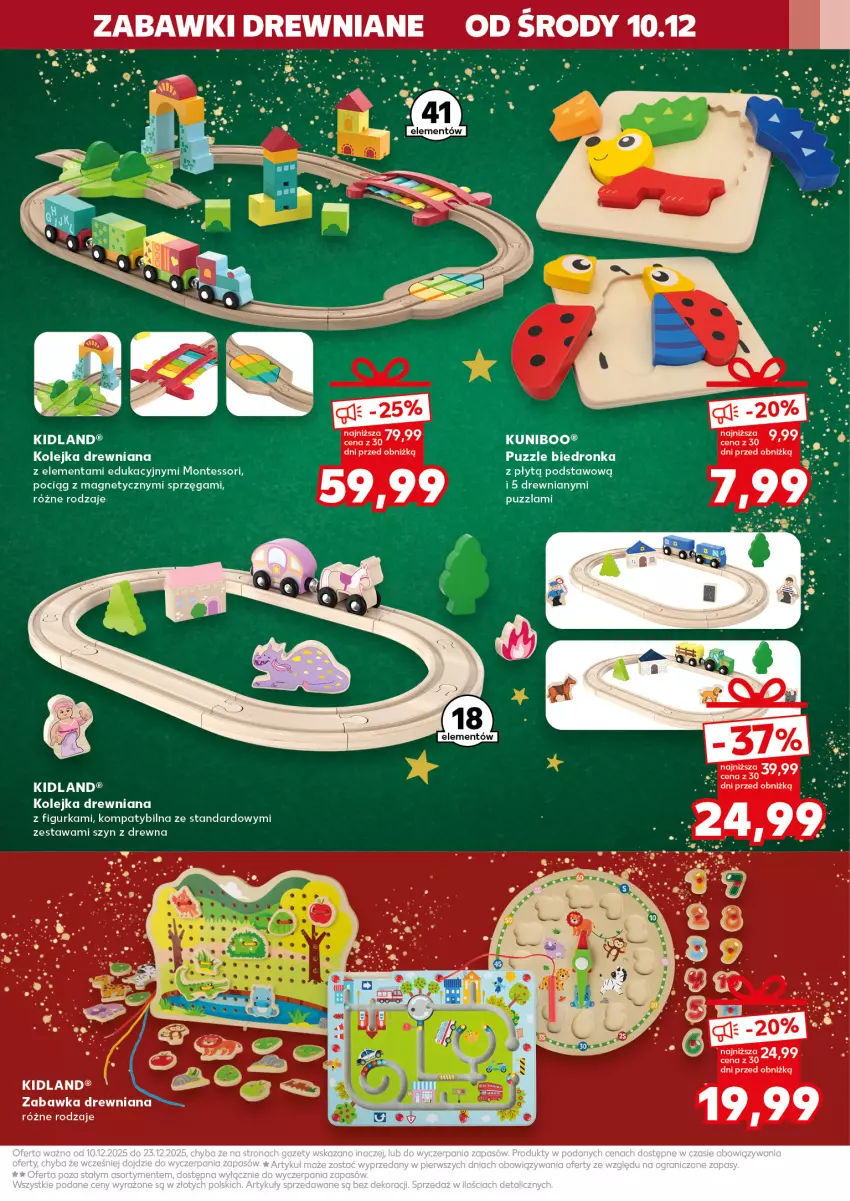 Gazetka promocyjna Kaufland - Kaufland - ważna 10.12 do 23.12.2025 - strona 11 - produkty: Kolejka, Olej, Pociąg, Puzzle, Zabawka