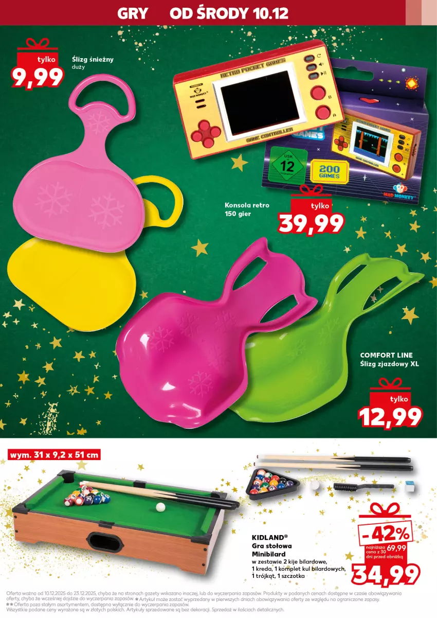 Gazetka promocyjna Kaufland - Kaufland - ważna 10.12 do 23.12.2025 - strona 31 - produkty: Gra, Kije, Konsola, Szczotka