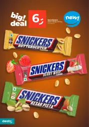 Gazetka promocyjna Dealz - MAKE A DEALZ - Gazetka - ważna od 17.04 do 17.04.2024 - strona 20 - produkty: Snickers, Baton