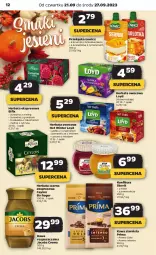 Gazetka promocyjna Netto - Artykuły spożywcze - Gazetka - ważna od 27.09 do 27.09.2023 - strona 12 - produkty: Kawa rozpuszczalna, Ser, Gra, Kawa ziarnista, Granat, Kawa, Herbata czarna, Szarlotka, Loyd, Konfitura, Prima, Jacobs, Herbata, Imbir, Herbata owocowa