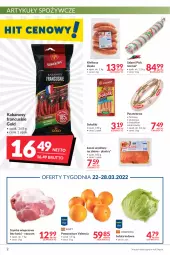 Gazetka promocyjna Makro - [Oferta promocyjna] Artykuły spożywcze i przemysłowe - Gazetka - ważna od 04.04 do 04.04.2022 - strona 2 - produkty: Sok, Salami, Szynka wieprzowa, Sałata lodowa, Pasztet, Pomarańcze, Sałat, Szynka, Artykuły spożywcze, Kabanos, Kiełbasa, Kiełbasa śląska