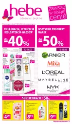 Gazetka promocyjna Hebe - Magazyn - Gazetka - ważna od 23.03 do 23.03.2022 - strona 1 - produkty: Emulsja, Yope, Pantene, Rexona, Hebe Cosmetics, L’Oréal, Maska do włosów, Vichy, Kallos, Szampon, Zapas mydła w płynie, Odżywka, Suchy szampon, Batiste, Maska, Antyperspirant, Ogród, Nivea