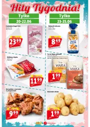 Gazetka promocyjna Prim Market - Gazetka - ważna od 25.06 do 25.06.2025 - strona 7 - produkty: Kurczak, Bułeczki, Mąka, Czekolada, Skrzydełka z kurczaka, Dan Cake, Candy, Bułeczki mleczne, Mąka pszenna, Kiełbasa, Kiełbasa śląska, Fa