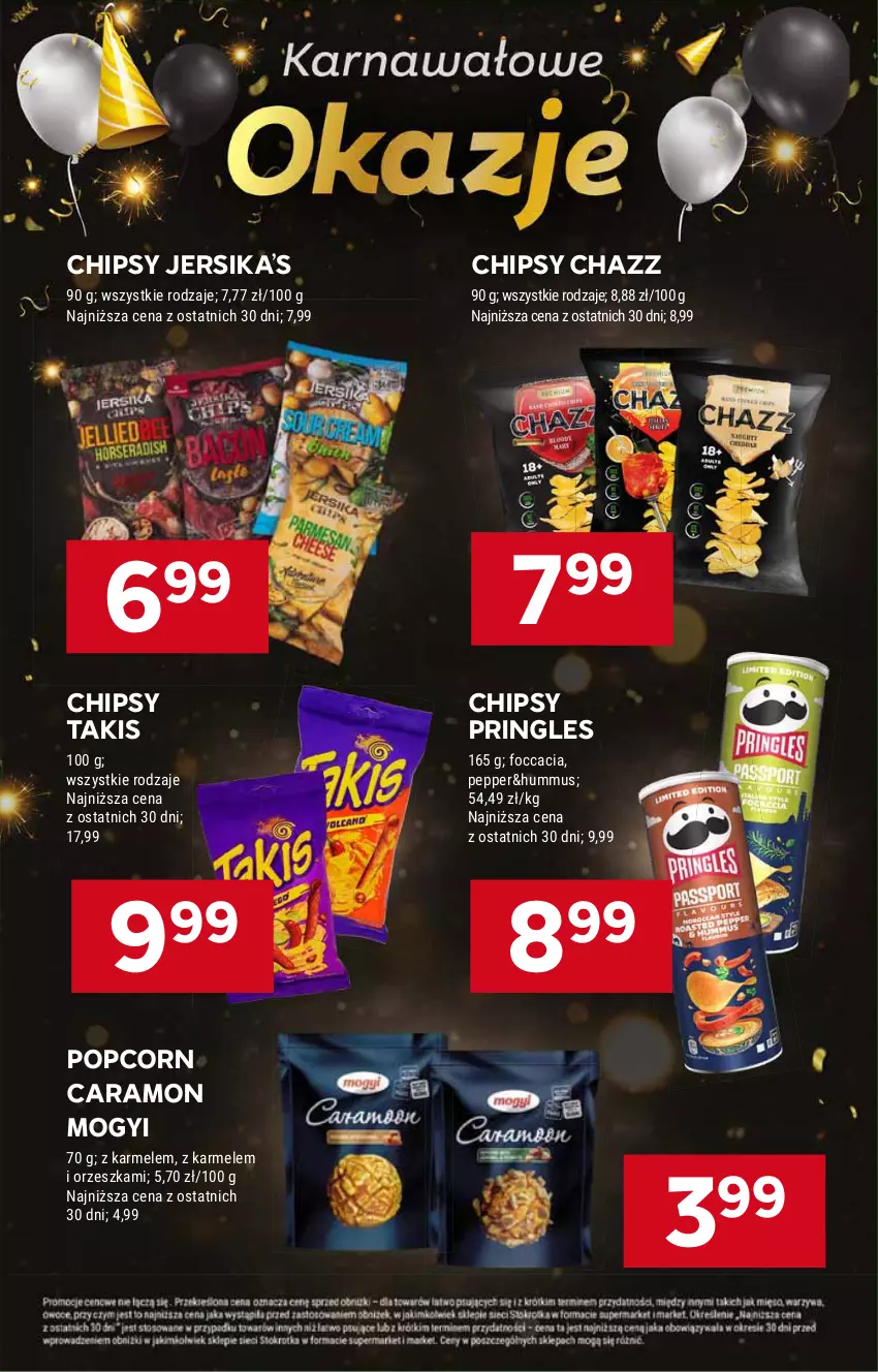 Gazetka promocyjna Stokrotka - Supermarket - ważna 28.12.2024 do 02.01.2025 - strona 18 - produkty: Chipsy, Hummus, Mus, Popcorn, Pringles