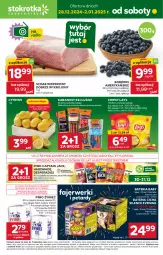 Gazetka promocyjna Stokrotka - Supermarket - Gazetka - ważna od 02.01 do 02.01.2025 - strona 1 - produkty: Piwa, Piwo, Gin, Gra, Cytryny, Chipsy, Desperados, Schab wieprzowy, Bateria, Kabanos, Lay’s, Captain Jack, HP