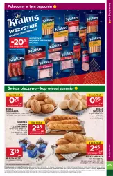 Gazetka promocyjna Stokrotka - Supermarket - Gazetka - ważna od 02.01 do 02.01.2025 - strona 13 - produkty: Piec, Krakus, Gra, Bagietka, Bułka grahamka, Pieczywo, Bułka, HP