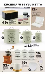 Gazetka promocyjna Netto - Gazetka non food - Gazetka - ważna od 23.10 do 23.10.2021 - strona 4 - produkty: Młynek do kawy, Gin, Chlebak, Kuchnia, Stojak, Młynek, Organizer, Pojemnik, Talerz, Filiżanka, Kubek, Chleb