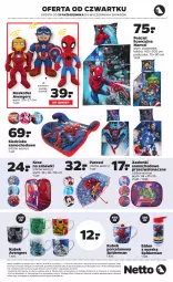 Gazetka promocyjna Netto - Gazetka non food - Gazetka - ważna od 23.10 do 23.10.2021 - strona 8 - produkty: Por, Kołdra, Spiderman, Avengers, Pościel, Kosz, Parasol, Kubek, Siedzisko, Poduszka