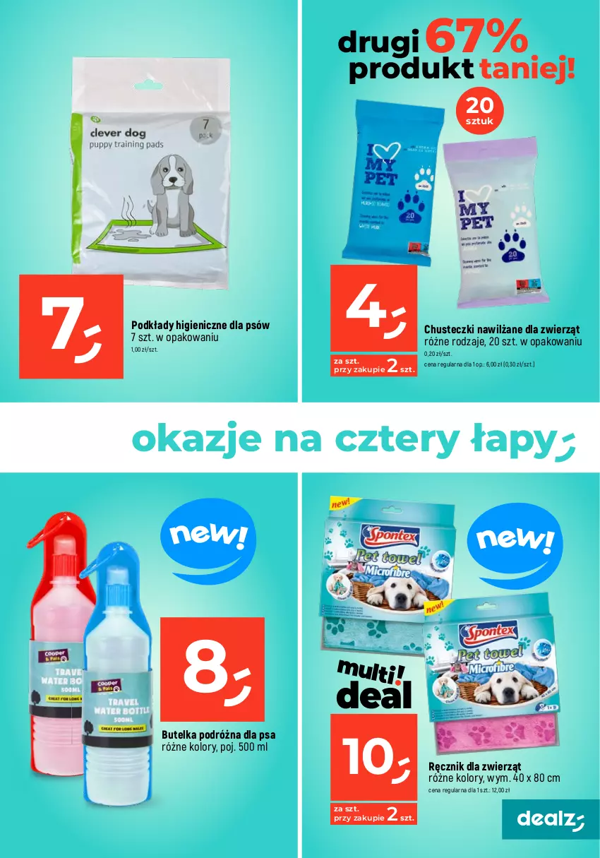 Gazetka promocyjna Dealz - MAKE A DEALZ - ważna 27.04 do 03.05.2023 - strona 15 - produkty: Chusteczki, Podkład, Przysmaki, Ręcznik