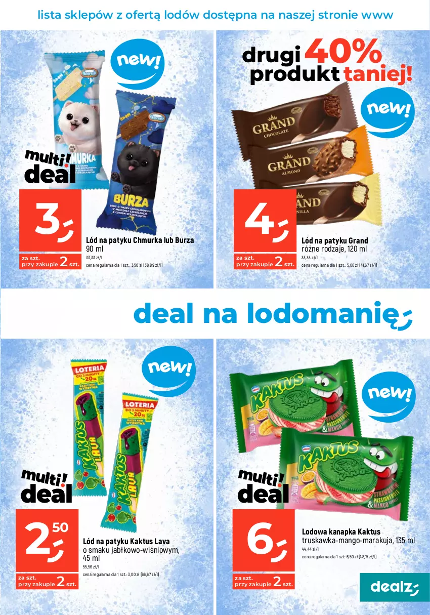 Gazetka promocyjna Dealz - MAKE A DEALZ - ważna 27.04 do 03.05.2023 - strona 7 - produkty: Gra, Kaktus, Lody, Mango