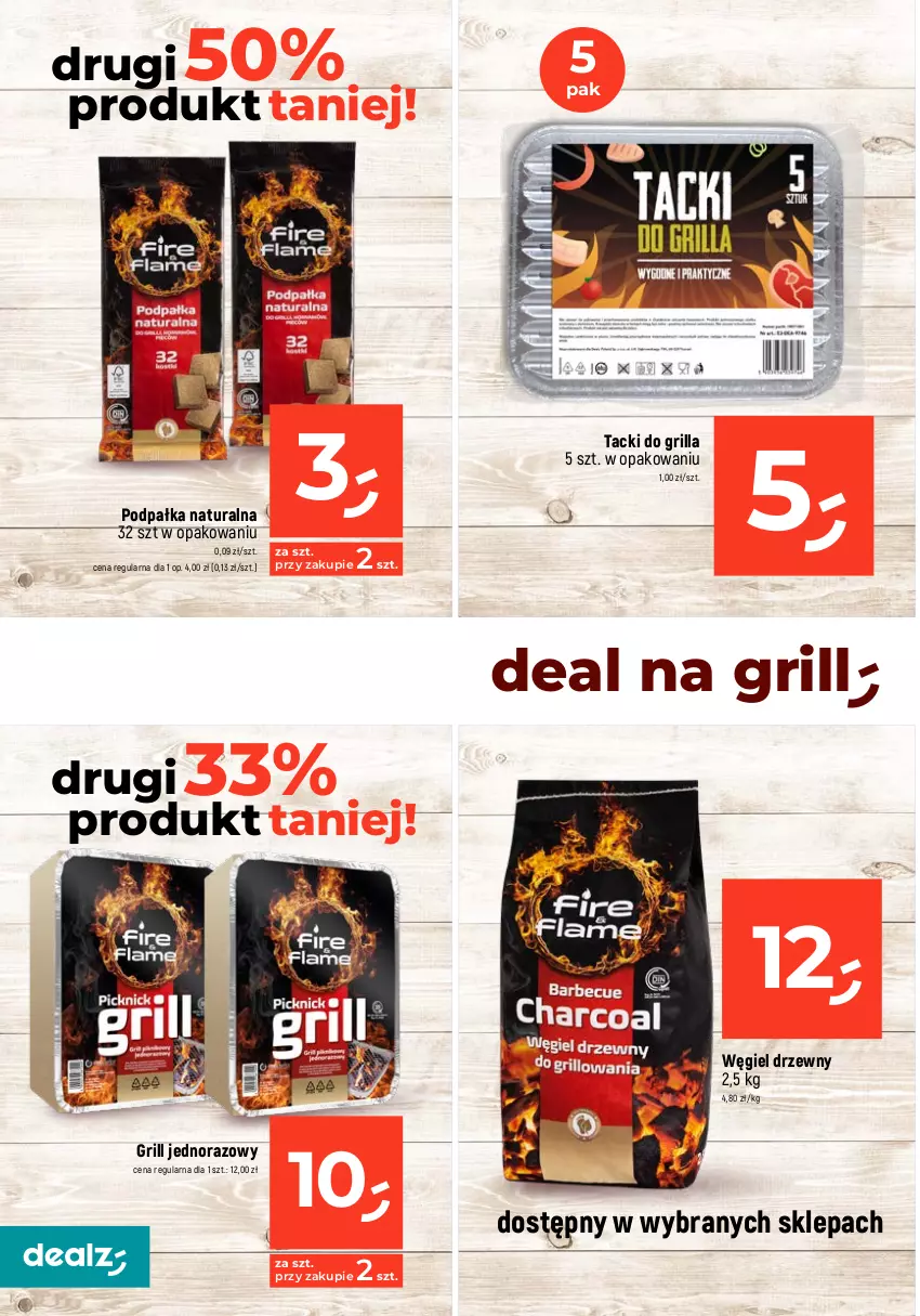 Gazetka promocyjna Dealz - MAKE A DEALZ - ważna 27.04 do 03.05.2023 - strona 8 - produkty: Grill, Sos, Węgiel drzewny