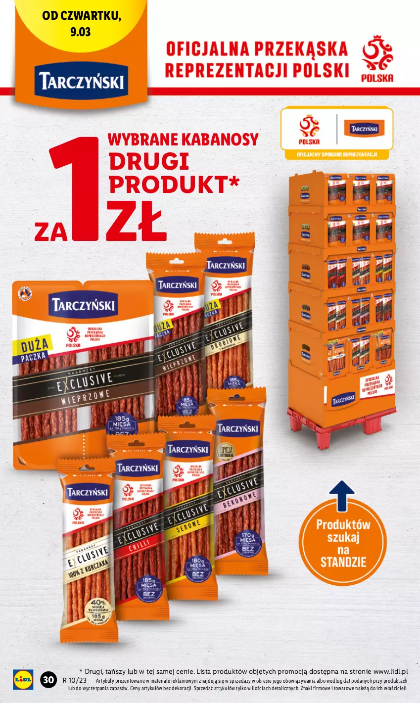 Gazetka promocyjna Lidl - GAZETKA - ważna 09.03 do 11.03.2023 - strona 32 - produkty: Kabanos