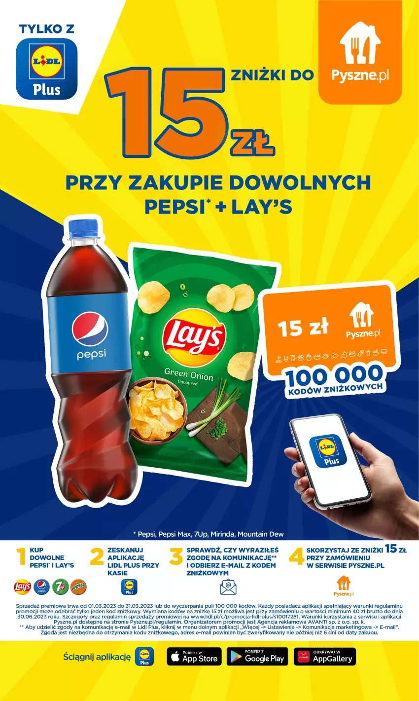 Gazetka promocyjna Lidl - GAZETKA - ważna 09.03 do 11.03.2023 - strona 41 - produkty: 7up, Dres, Mirinda, Pepsi, Pepsi max, Ser